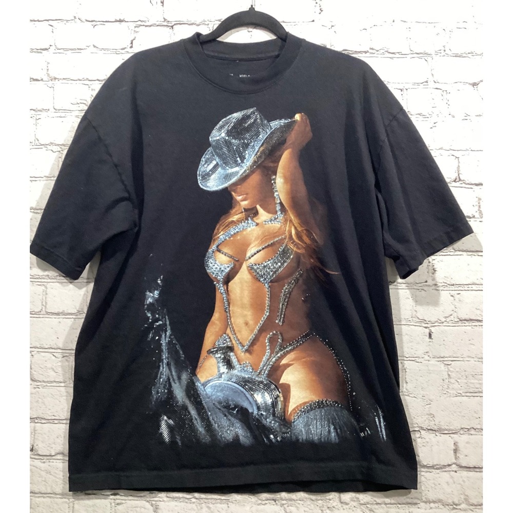 Beyonce Renaissance World Tour 2023 Graphic T-Shirt Black Large Concert Merch - Picture 2 of 6